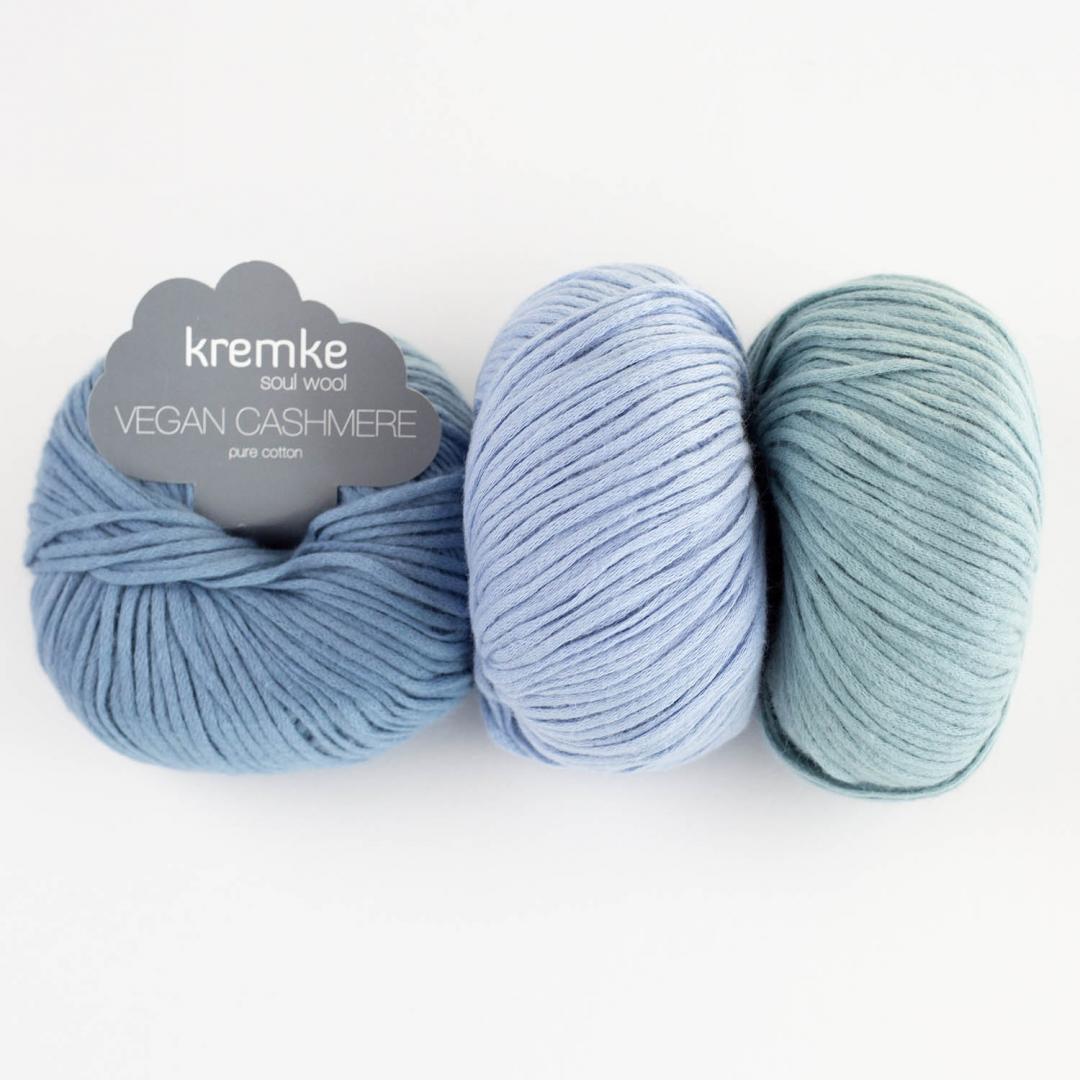 Kremke Soul Wool Vegansk Kashmere - Ren Bomuld 50 g